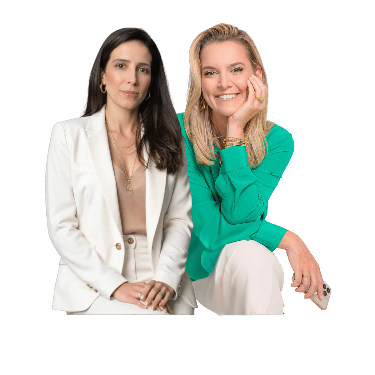 Lisiê e Cristine, fundadoras da Verità